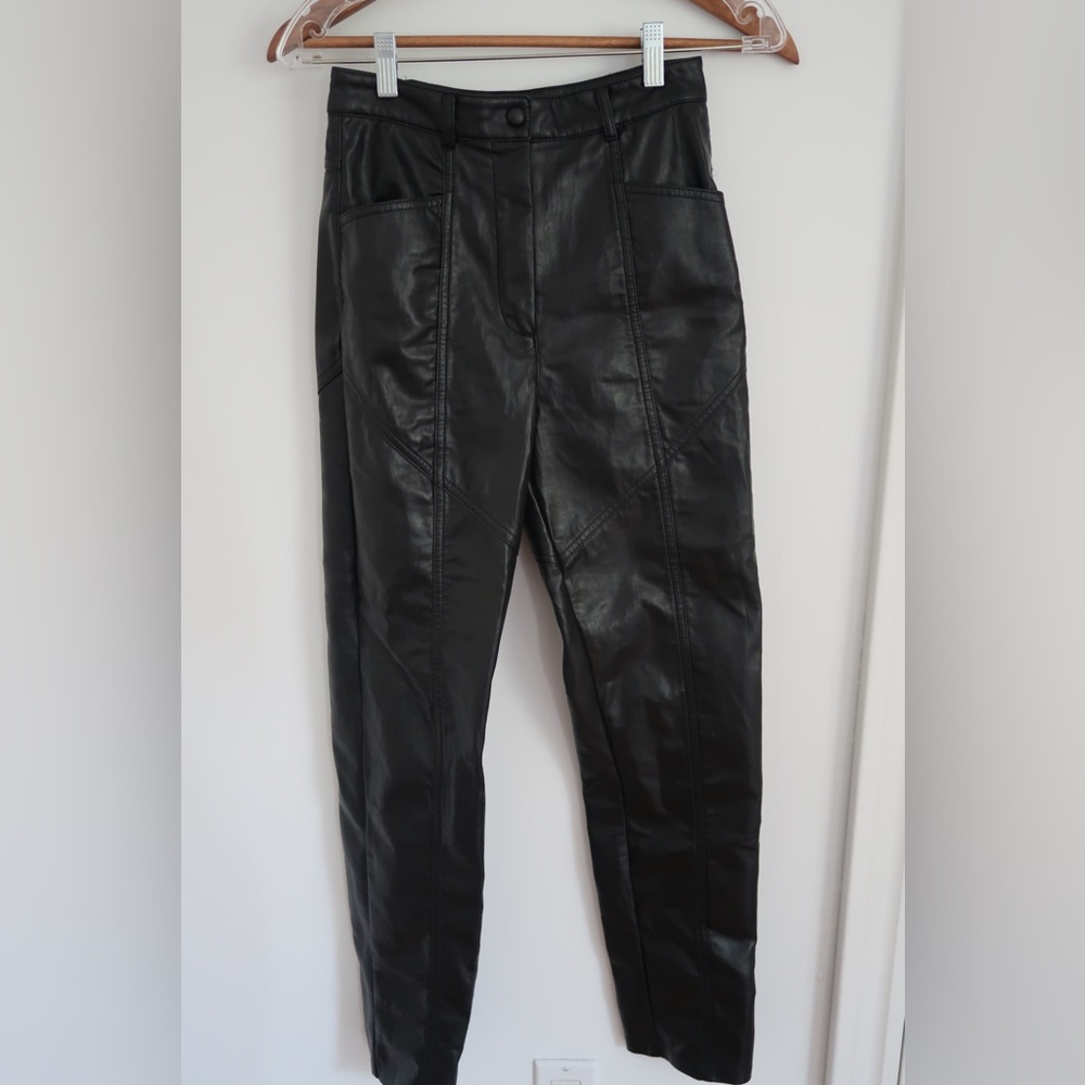 Aritzia - WILFRED LEATHER REBEL PANT